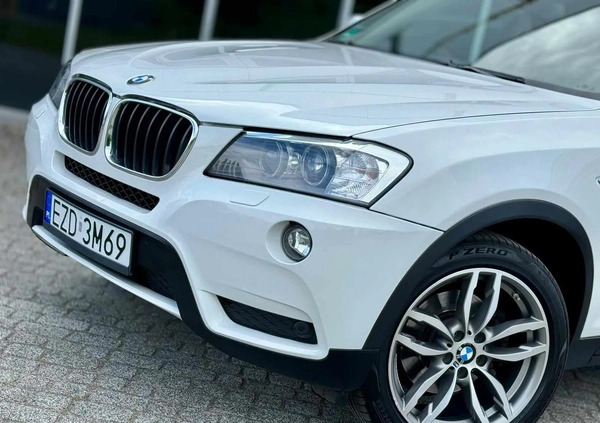 BMW X3 cena 72900 przebieg: 139000, rok produkcji 2014 z Torzym małe 781